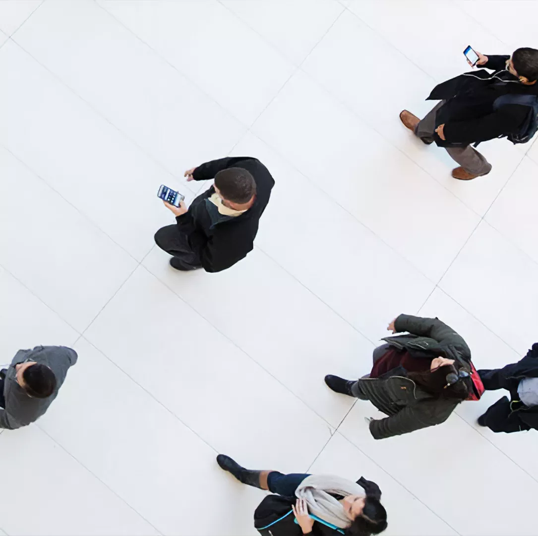Photo of people walking