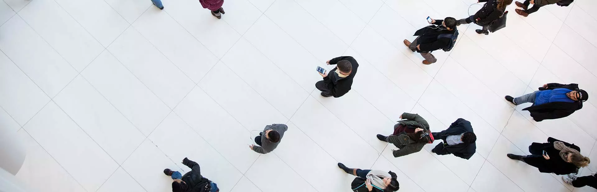 Photo of people walking